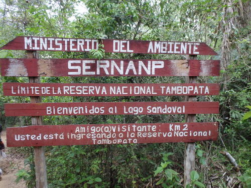 We Had Arrived at Sandavol Lake (Reserva Nacional).